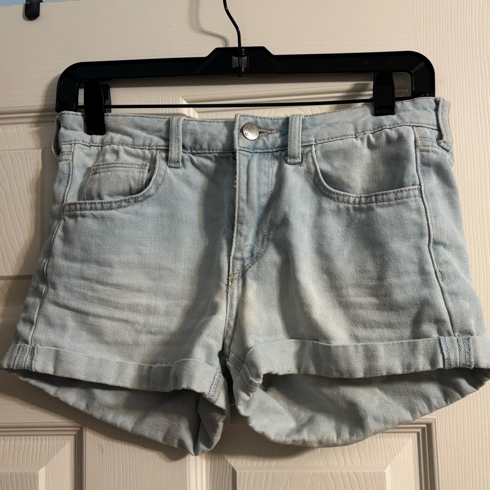 Women's Light Blue Denim Jean Shorts